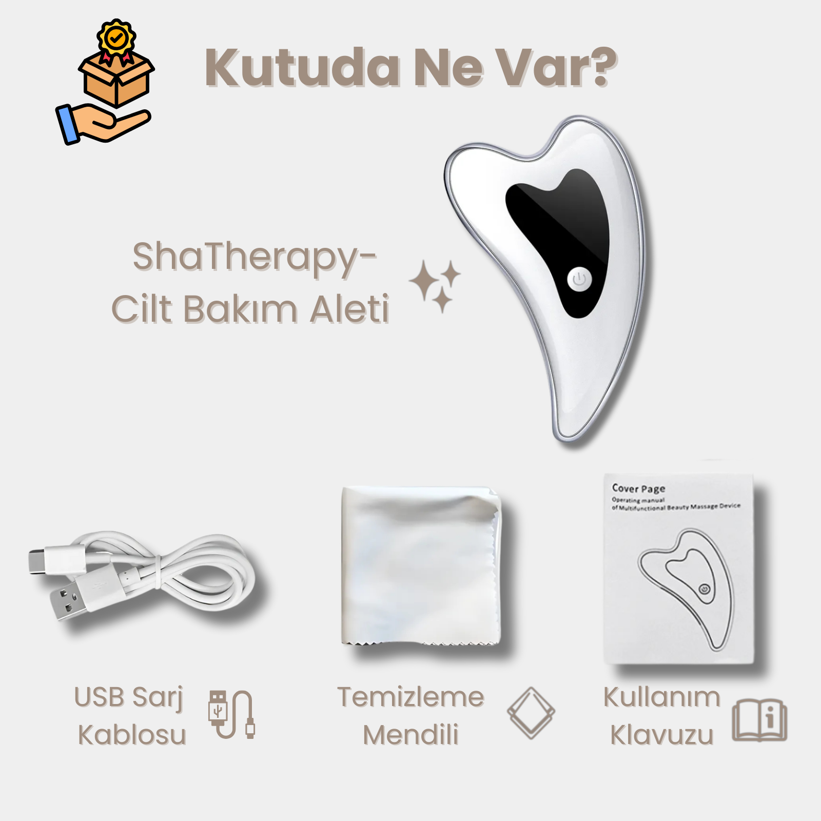 ShaTherapy- Elektirikli Gua Sha Cilt Bakım Aleti